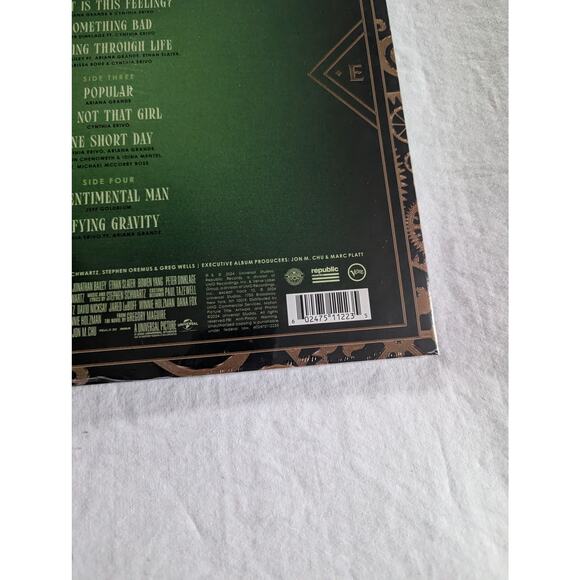 Wicked The Soundtrack Elphaba Vinyl 2LP Ships Now Cynthia Erivo Marbled Green - Picture 6 of 12